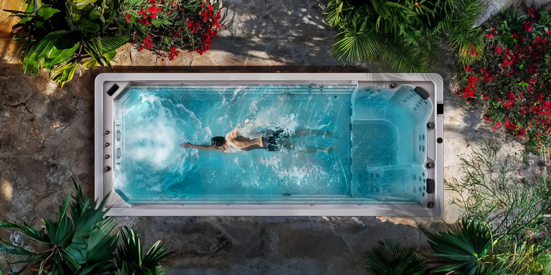 single chamber swim spa in UK