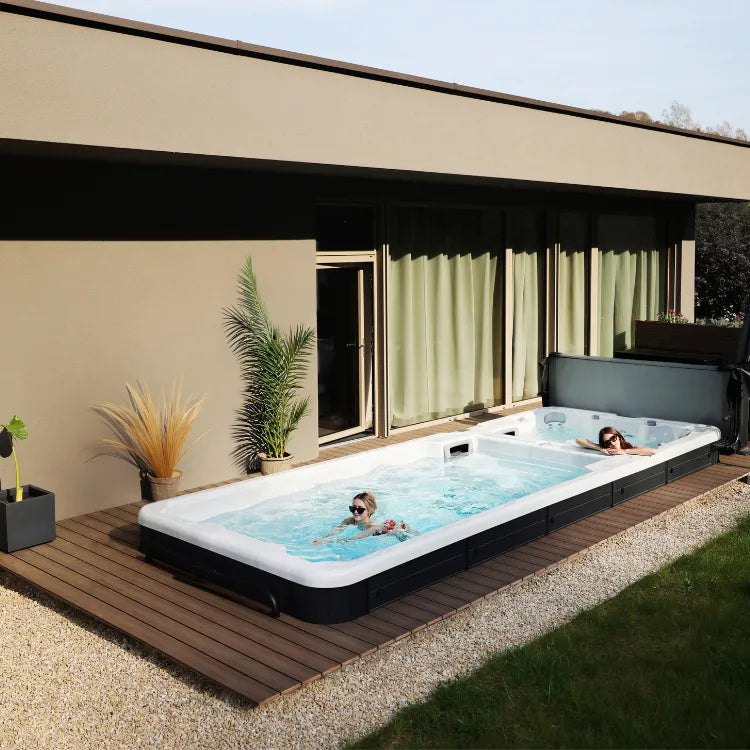 top view of Aqua Life 5.5 Elite swim spa