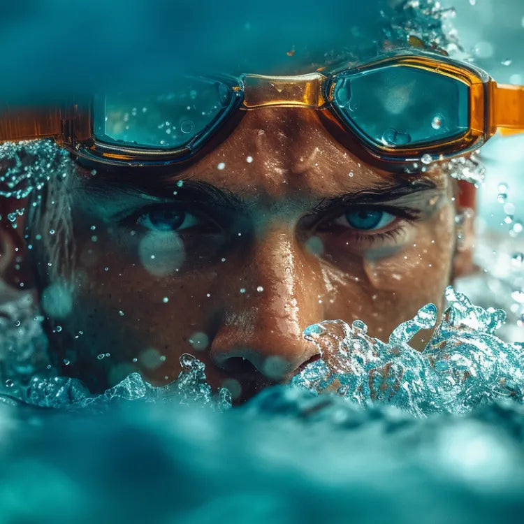 swimmer in the water