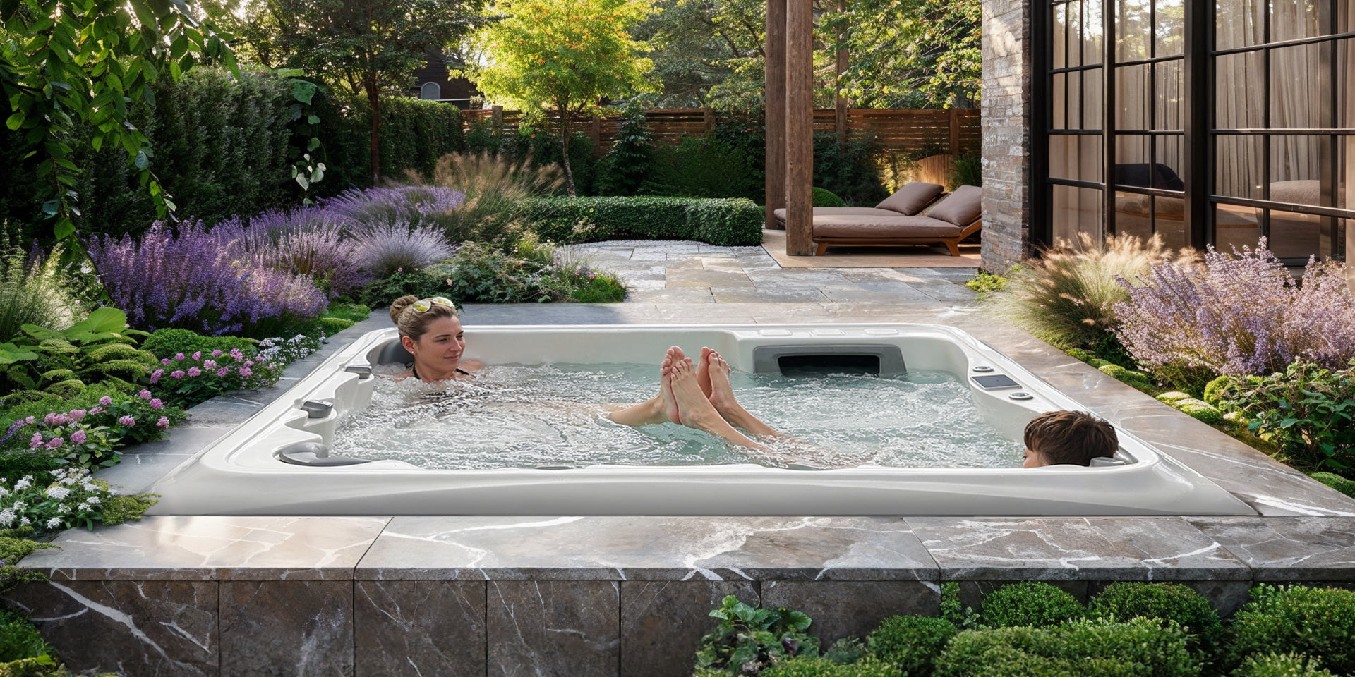 Family-friendly Large Hot Tub