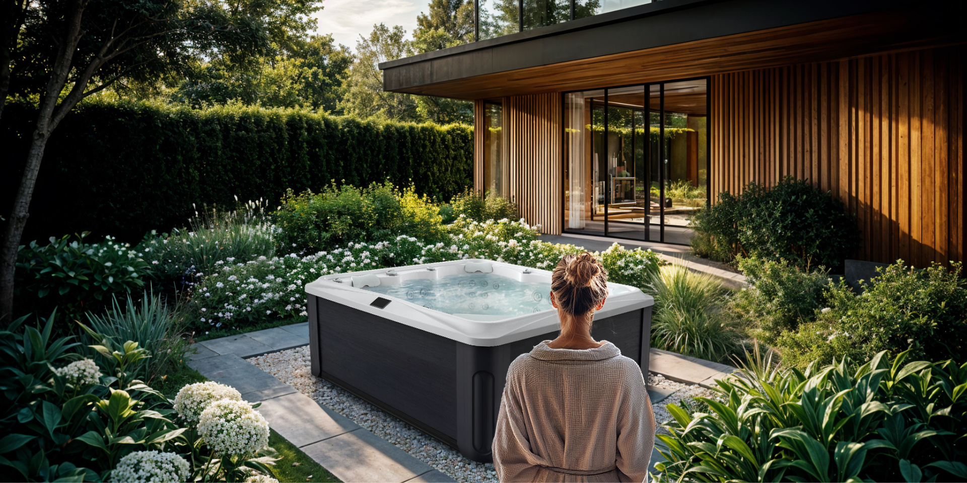 hou tub spa wellness at home garden