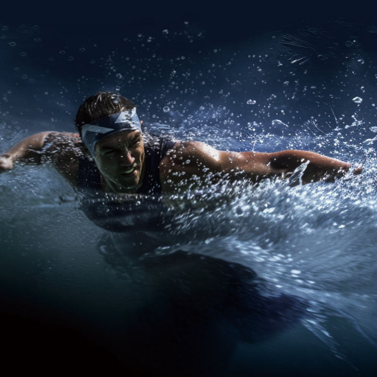 a swimming man 