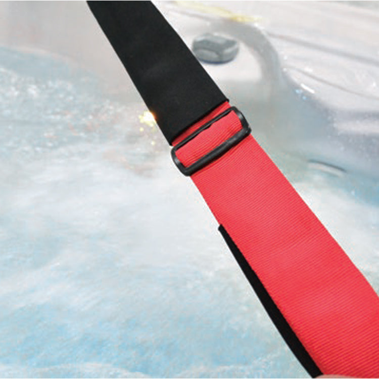 Swim Rod Pole System with rope to attach, safety belt and a leather case for storage